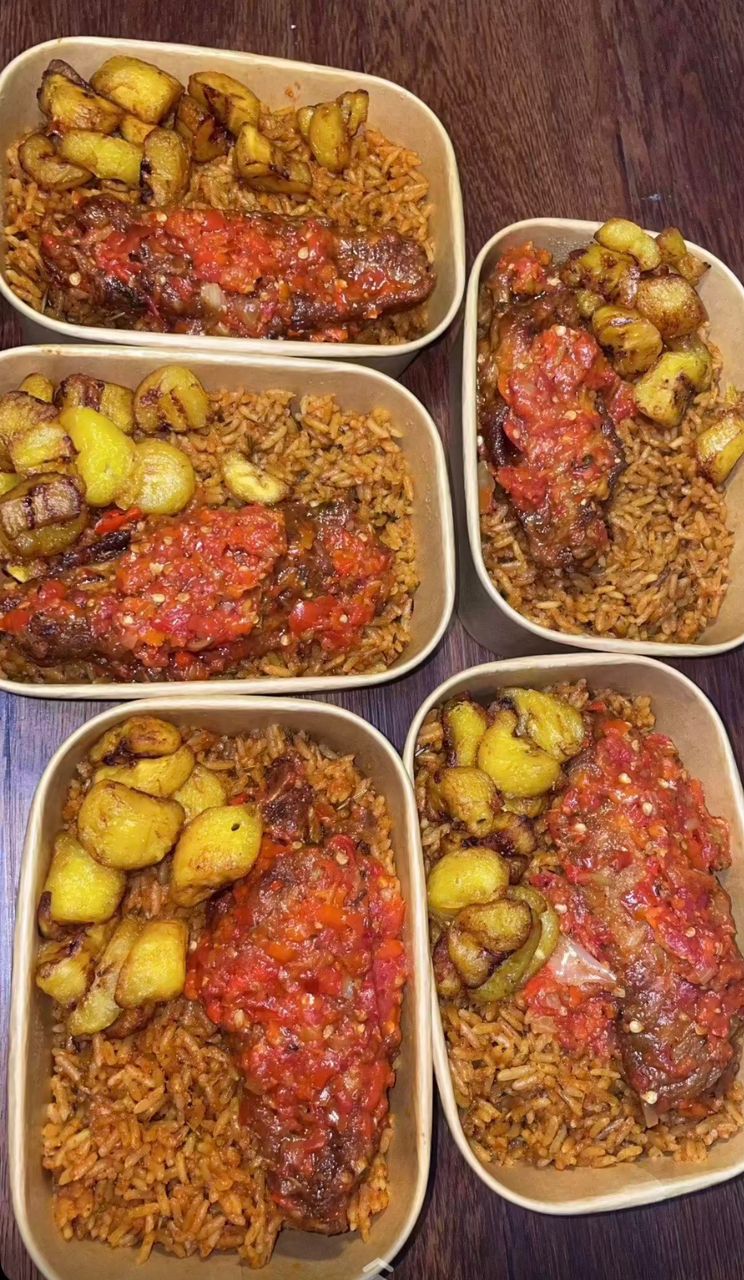 Jollof rice and Turkey
